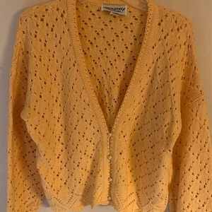 Absolutely Cotton 90's cropped cardigan-Rare!